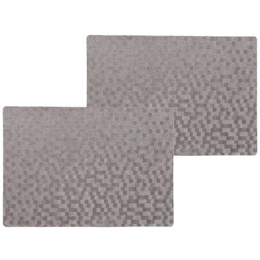 Wicotext Placemats - 4 stuks - Stones - grijs - 43 x 30 cm product