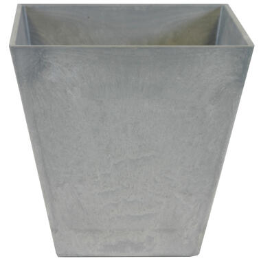 Steege Plantenbak - vierkant - gerecycled kunststof - grijs - 30 cm product