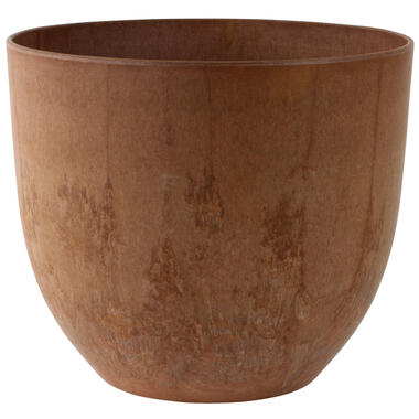 Ter Steege Plantenpot - terra bruin - kunststof - 28 x 24 cm product