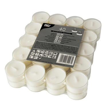 Conpax Candles Waxinelichtjes - 40 stuks - 4 branduren product