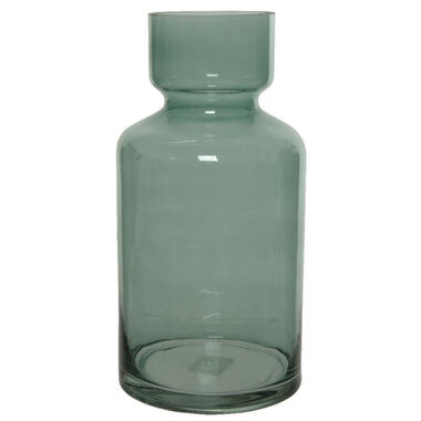 Groene vazen/bloemenvaas 6 liter van glas 15 x 30 cm product