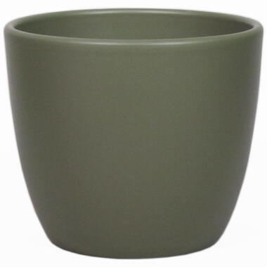 Floran Plantenpot - groen - mat - keramiek - 32 x 27 cm product