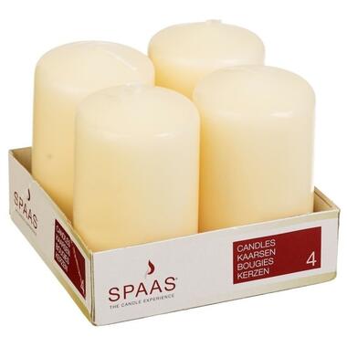 Candles by Spaas Stompkaarsen - 4 stuks - ivoor - 12 branduren product