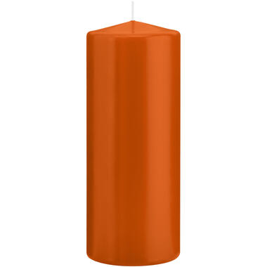 Trend Candles Stompkaars - oranje - 119 branduren - 8 x 20 cm product