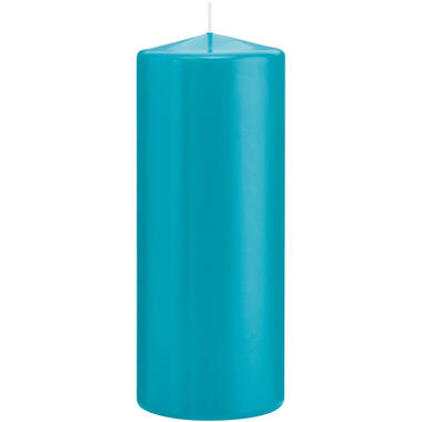 Trend Candles Stompkaars - turquoise - 119 branduren - 8 x 20 cm product