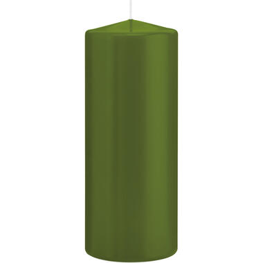 Trend Candles Stompkaars - olijfgroen - 119 branduren - 8 x 20 cm product