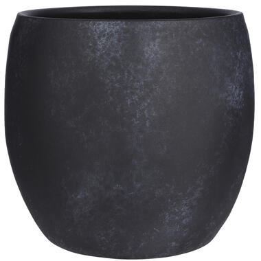 Mica Decorations Plantenpot - zwart - keramiek - 33 x 31 cm product