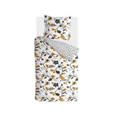 Walra - Dekbedovertrek Dots & Flowers - 140x220 cm - Wit product