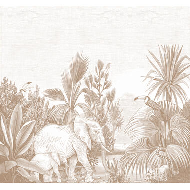 ESTAhome fotobehang - jungle-motief - beige - 3 x 2,79 m - 159062 product