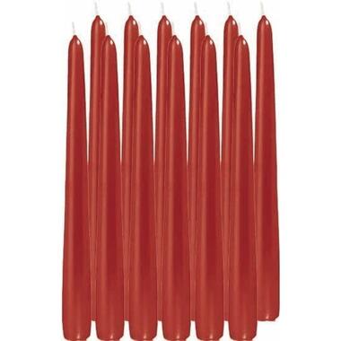 Halloween Trend Candles Dinerkaarsen - 12 stuks - rood - 8 branduren product