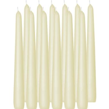 Trend Candles Dinerkaarsen - 12 stuks - ivoor wit - 8 branduren product