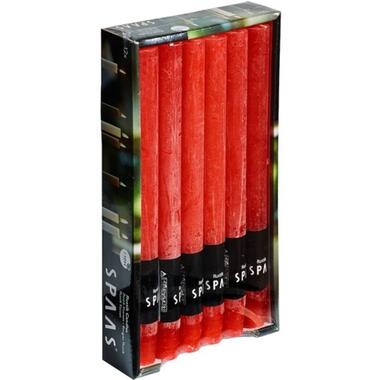 Candles by Spaas Dinerkaarsen - 12 stuks - rood - 10 branduren product