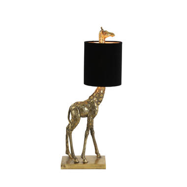 Tafellamp Giraffe - Goud/Zwart - 26x16x61cm product