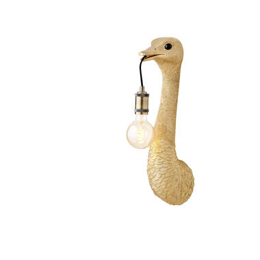 Wandlamp Ostrich - Goud - 18x15,5x57,5cm product