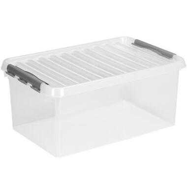 Q-line opbergbox 45L transparant metaal product