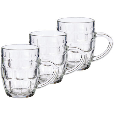 Vivalto Bierpullen/pitchers - set van 6x - glas - 280 ml product