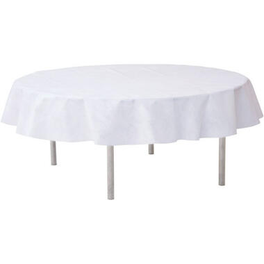 Wit rond tafelkleed/tafellaken 180 cm non woven polypropyleen product