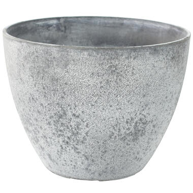 Ter Steege Plantenpot - betongrijs - kunststof-steenpoeder - 22x17 cm product