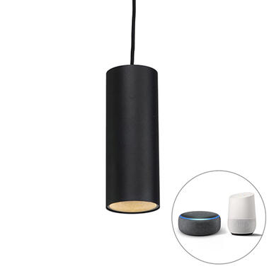 QAZQA Smart hanglamp zwart incl. WiFi GU10 - Tubo product