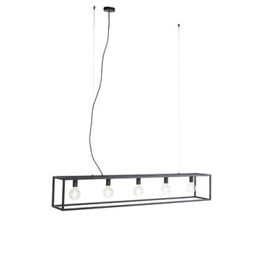 QAZQA hanglamp Cage zwart E27 product