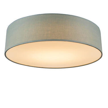 QAZQA Plafondlamp groen 40 cm incl. LED - Drum LED product