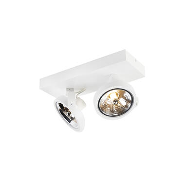 QAZQA Design spot wit verstelbaar 2-lichts incl. 2 x G9 - Go product