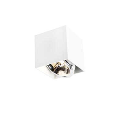 QAZQA Design spot vierkant 1-lichts wit incl. G9 - Box product