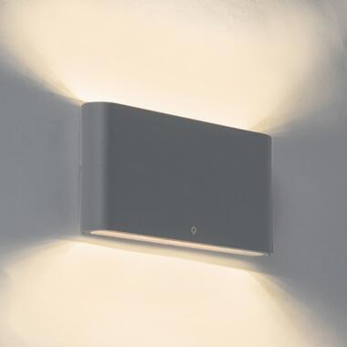 QAZQA Moderne buitenwandlamp donkergrijs 17,5cm incl. LED IP65 - Batt product