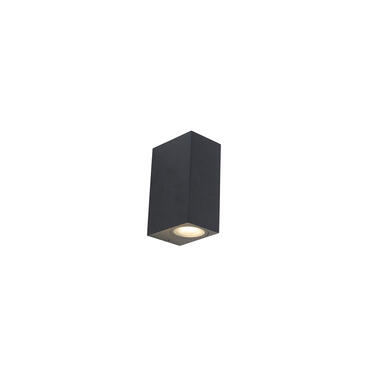QAZQA Moderne wandlamp zwart IP44 - Baleno II product