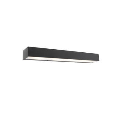 QAZQA Design langwerpige wandlamp zwart 60 cm - Houx product