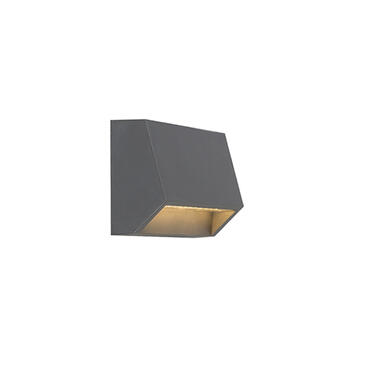 QAZQA Moderne buitenwandlamp donkergrijs incl. LED IP54 - Sandstone 1 product