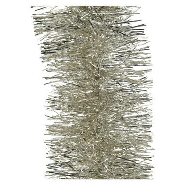 Decoris kerstslinger - licht parel/champagne - 270 x 10 cm - glans product