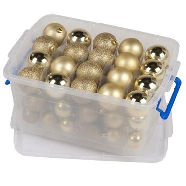 Christmas Gifts Kerstballen - goud - 70x - in opbergbox product