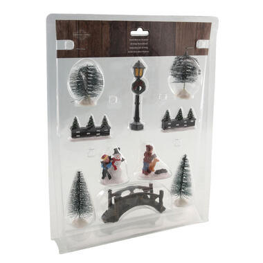 Svenska Living Kerstdorp figuurtjes - 10 stuks product