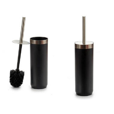 Arte r Toiletborstel met houder - zwart - RVS - 38 cm product