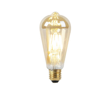 LUEDD LED lamp E27 ST64 8W 2000-2600K dim to warm goldline filament product