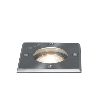 QAZQA Grondspot staal 10,5 cm IP65 - Basic Square product