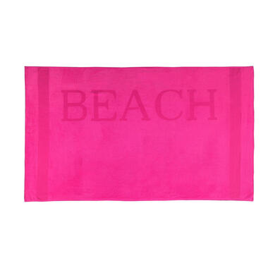 Lucca - Beach Strandlaken - 100x200 - Roze product