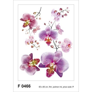 Sanders & Sanders muursticker - bloemen - roze en paars - 65 x 85 cm - 600261 product