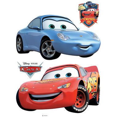 Disney muursticker - Cars - blauw en rood - 65 x 85 cm - 600178 product