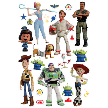 Disney muursticker - Toy Story - wit, groen en blauw - 42,5 x 65 cm - 600120 product