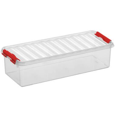 Q-line opbergbox 3,5L transparant rood product