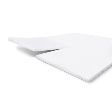 Walra - Molton Cotton Cover Split-Topper - 180x200/210 cm - Wit product