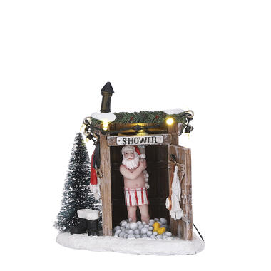 LuVille Kerstdorp Miniatuur Naakte Kerstman - L10 x B8,5 x H11 cm product