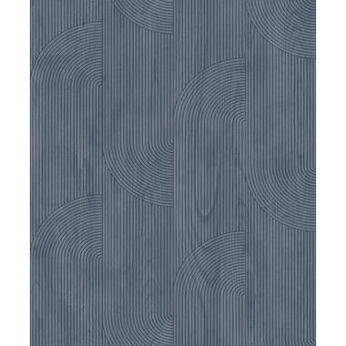 Dutch Wallcoverings - Onyx dessin blauwgrijs - 0,53x10,05m product