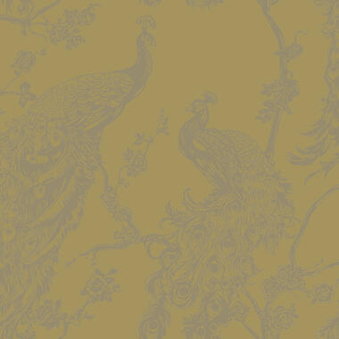 Dutch Wallcoverings - Indulgence Peacock yellow - 0,53x10,05m product