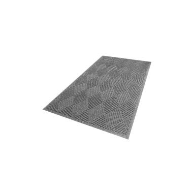 Waterhog Diamond droogloopmat / schoonloopmat 60x90 cm - Fashion border - Grijs product