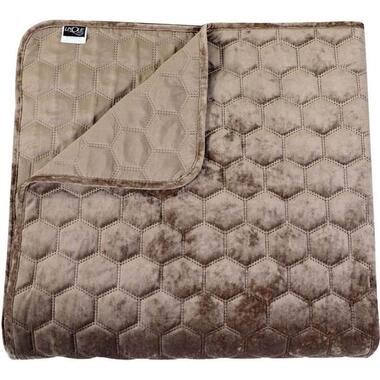 Unique Living Peggy - Bedsprei - Tweepersoons - 220x220 cm - Taupe product