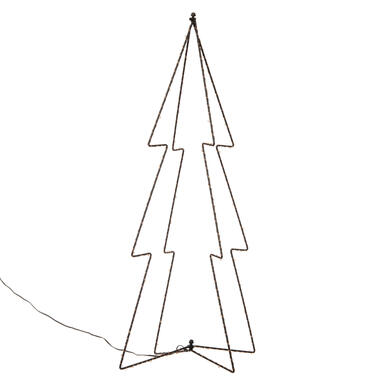 Anna's Collection Kerstverlichting figuur - kerstboom 3D - 72 cm product