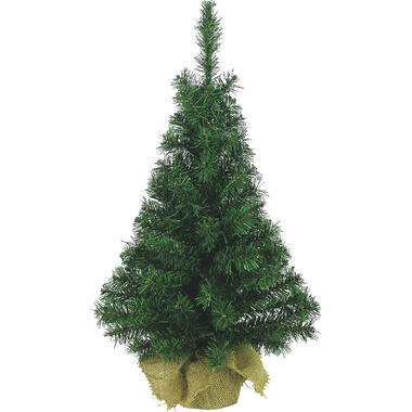 Everlands Kerstboom - in jute zak - 75 cm product